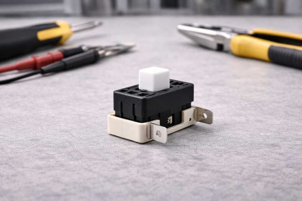 Replacement dryer door switch component compatible with Samsung dryers